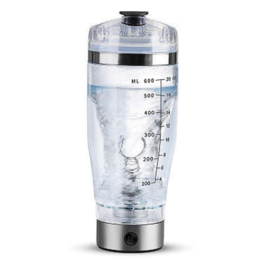 Electric Protein Shaker 600ml - Fast & Smooth Mixing